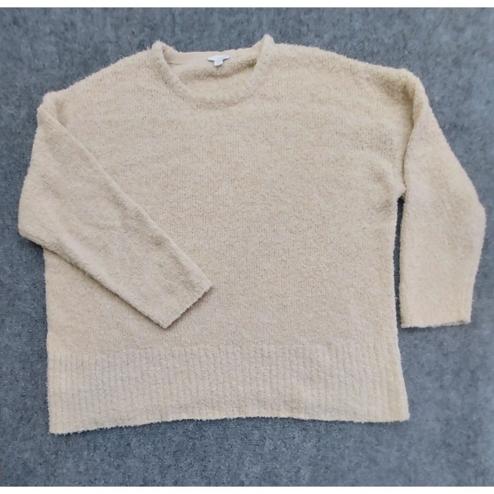 J Jill Sweater Pullover Womens 2X Oatmeal Beige Tunic Wool Blend Soft Cozy
